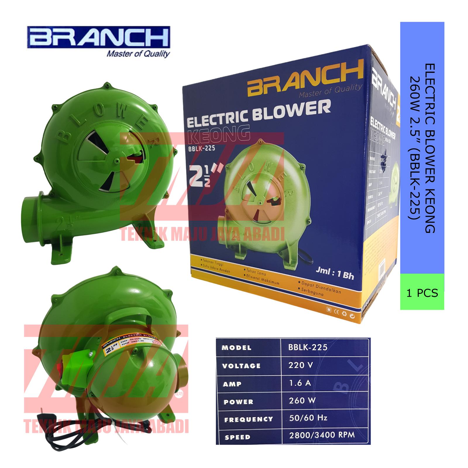 Branch Blower Keong Electric 1.5" - 5"