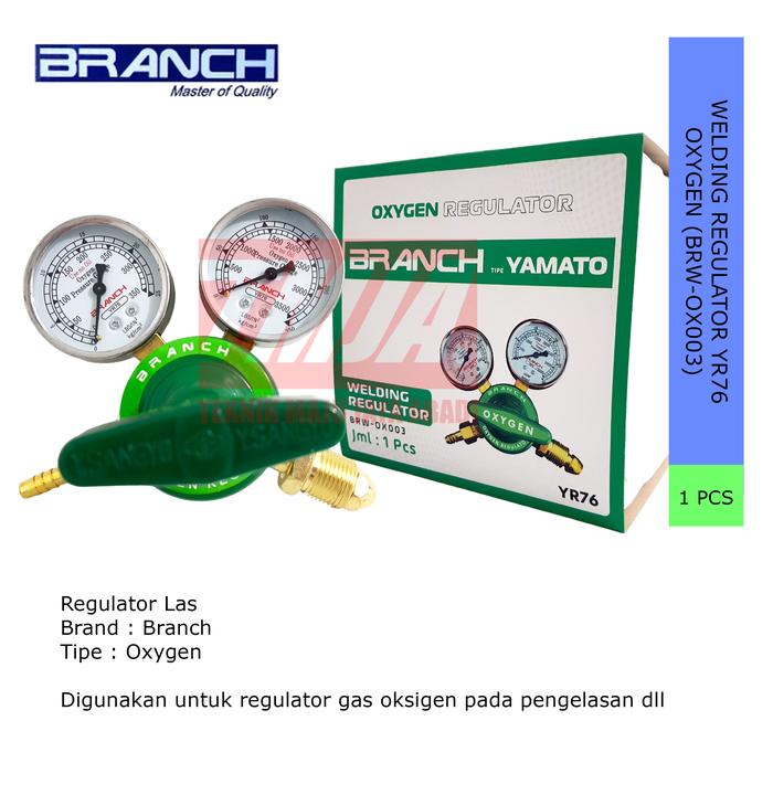 Branch Welding Regulator LPG/Oxygen/Acetylene YR-76