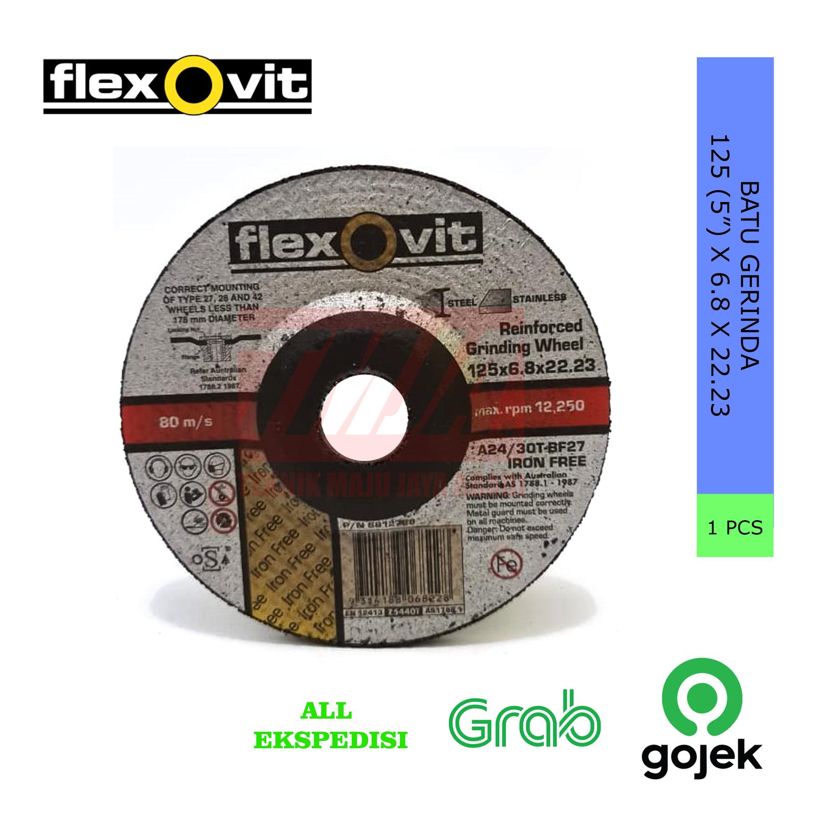 Flexovit Batu Gerinda 125 x 6.8 x 22 (5" x 6.8 x 22)