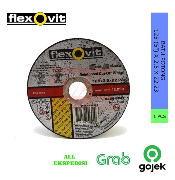 Flexovit Batu Potong 125 x 2.5 x 22 (5" x 2.5 x 22)