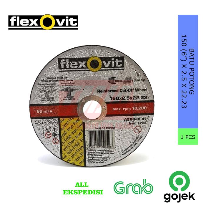 Flexovit Batu Potong 150 x 2.5 x 22 (6" x 2.5 x 22)