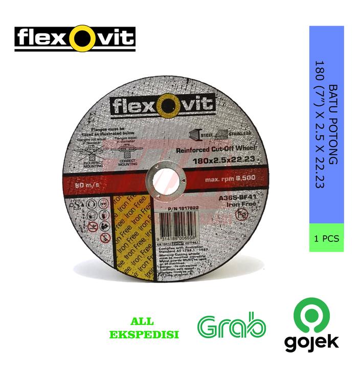 Flexovit Batu Potong 180 x 2.5 x 22 (7" x 2.5 x 22)