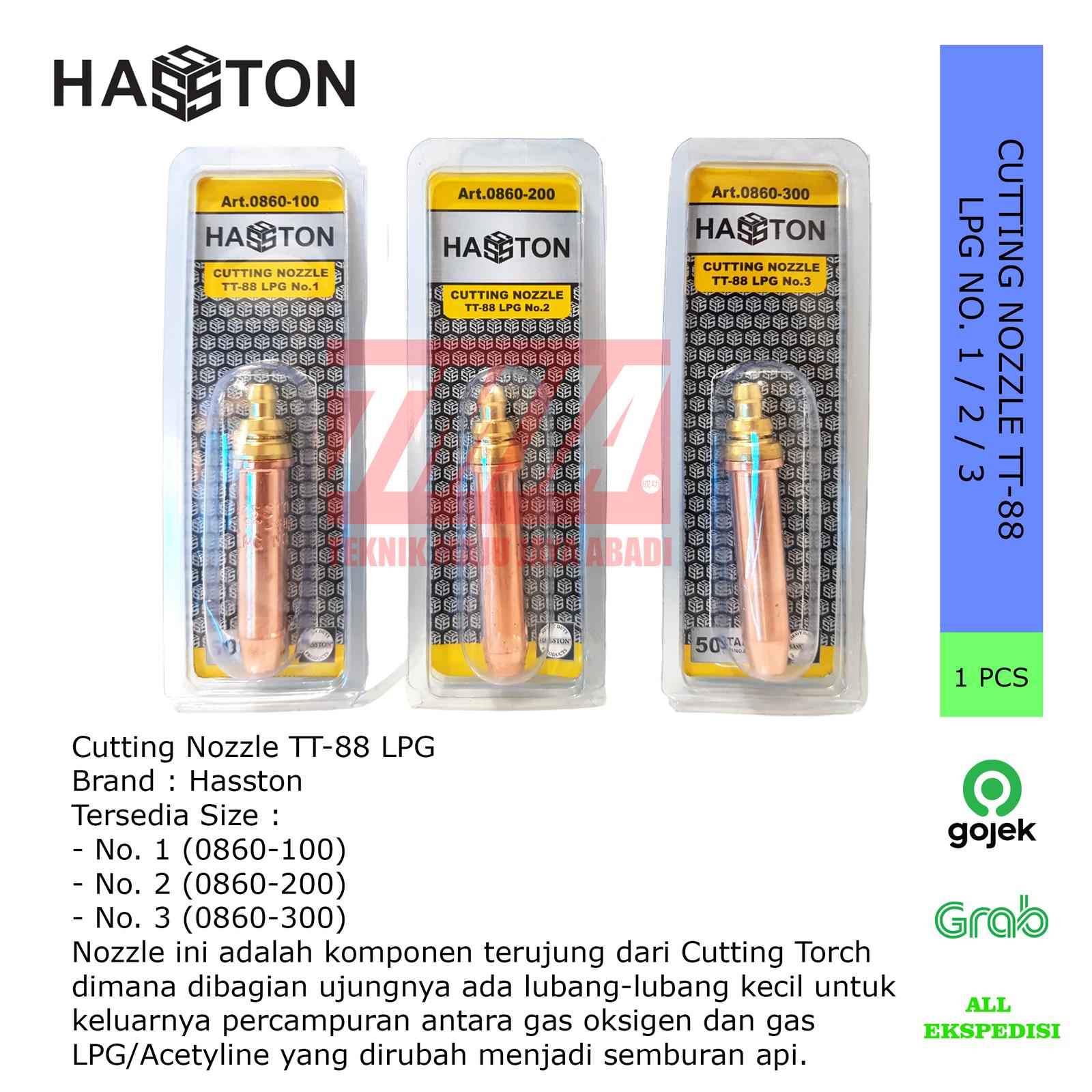 Hasston Cutting Tip Strong 8 LPG No. 1-3