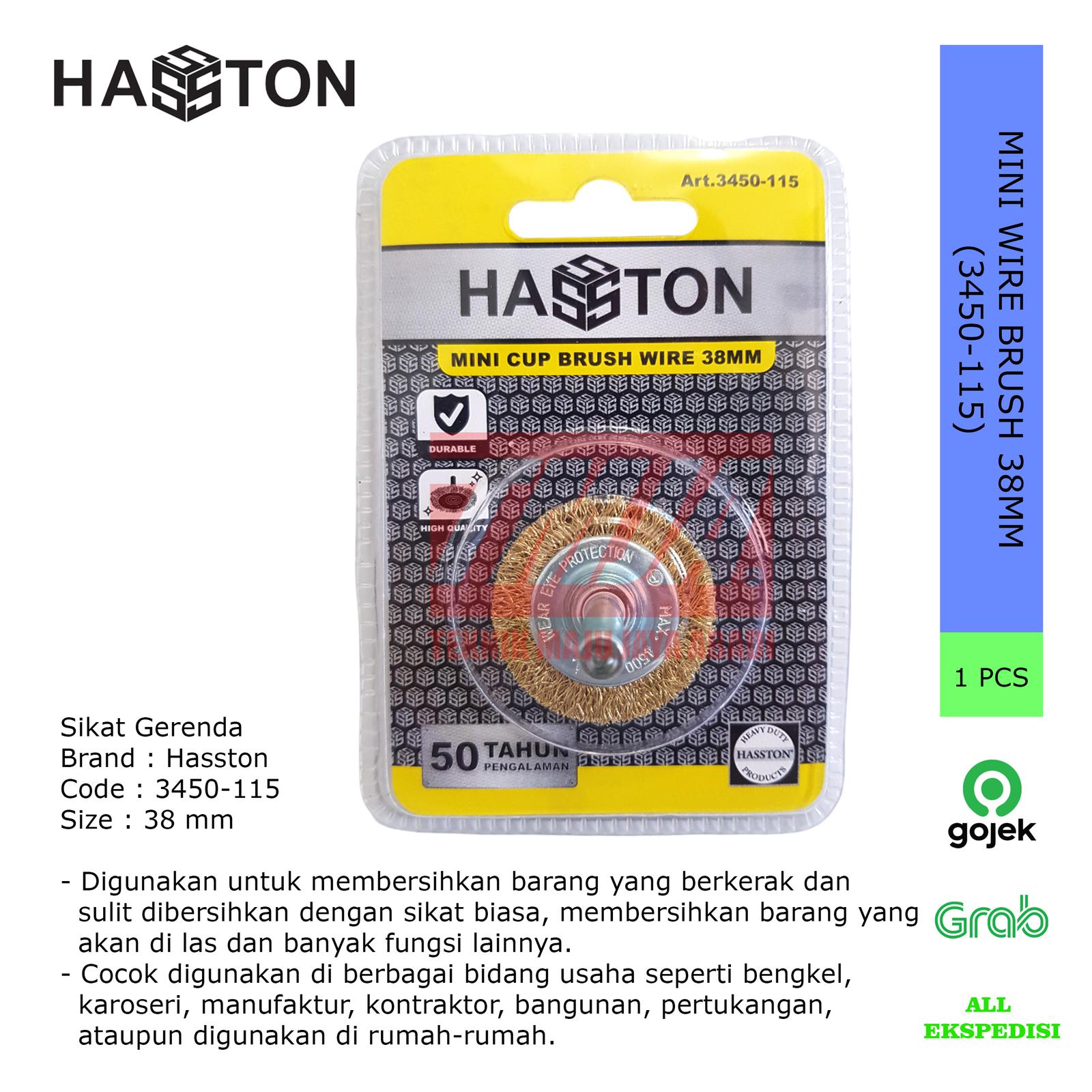 Hasston Mini Wire Brush Sikat Kawat Gerinda 38-63mm