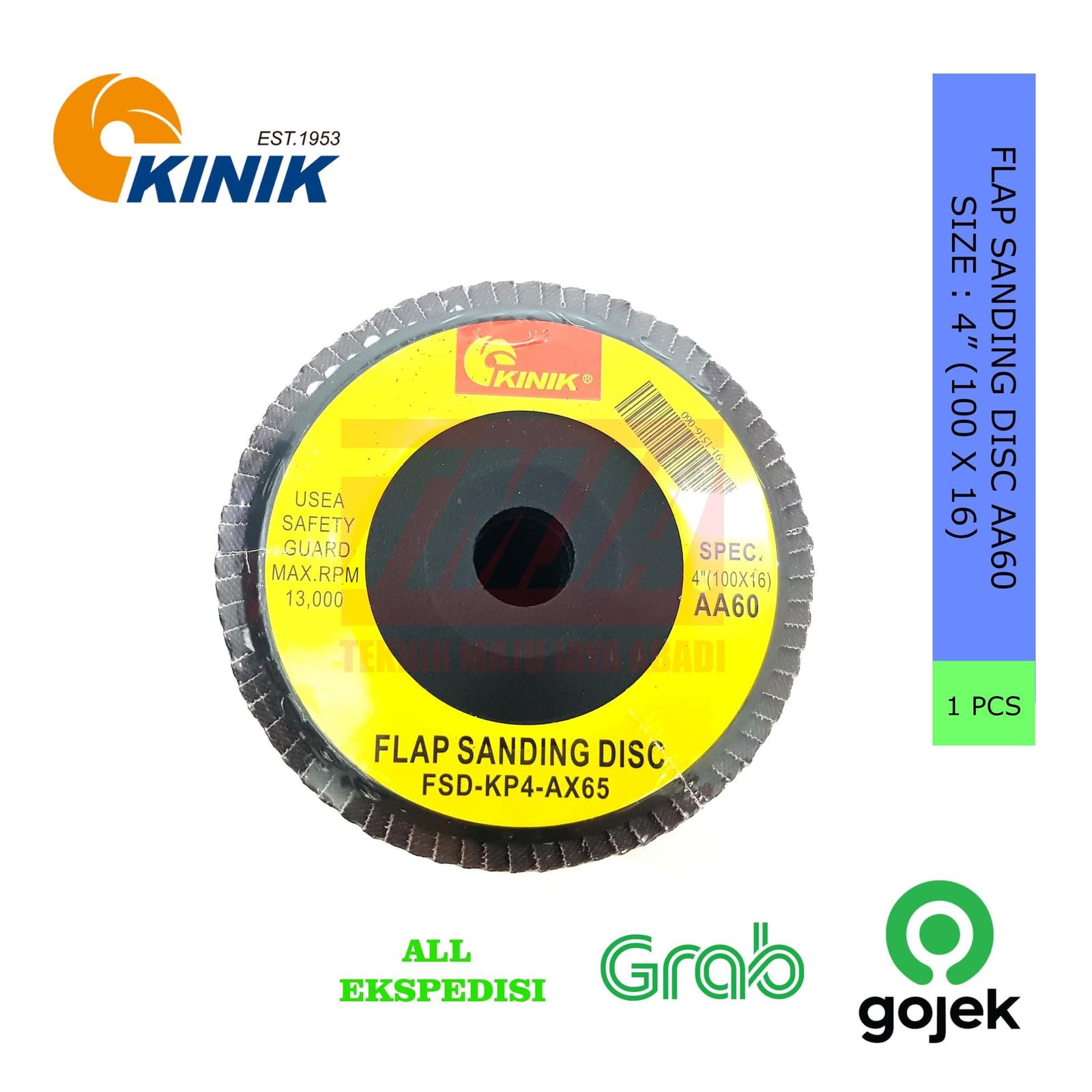 Kinik Flap Disc Amplas Susun Grit AA60-AA120