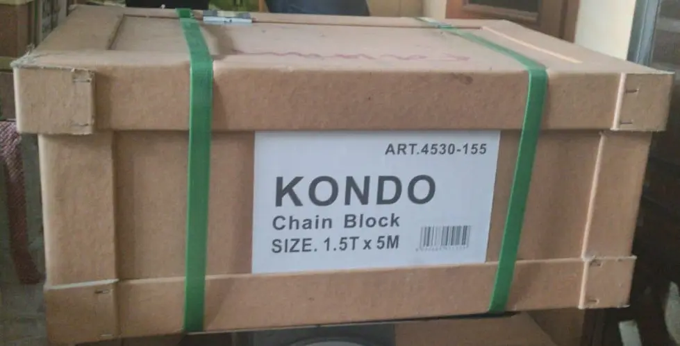 Kondo Chain Block / Takel 1.5 Ton x 5 Meter