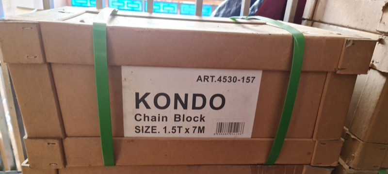 Kondo Chain Block / Takel 1.5 Ton x 7 Meter