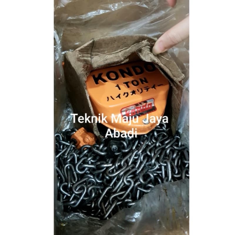 Kondo Chain Block / Takel 1 Ton x 10 Meter