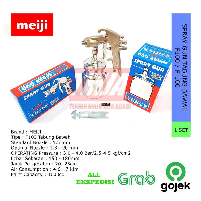 Meiji Spray Gun Tabung Bawah F100 / F-100