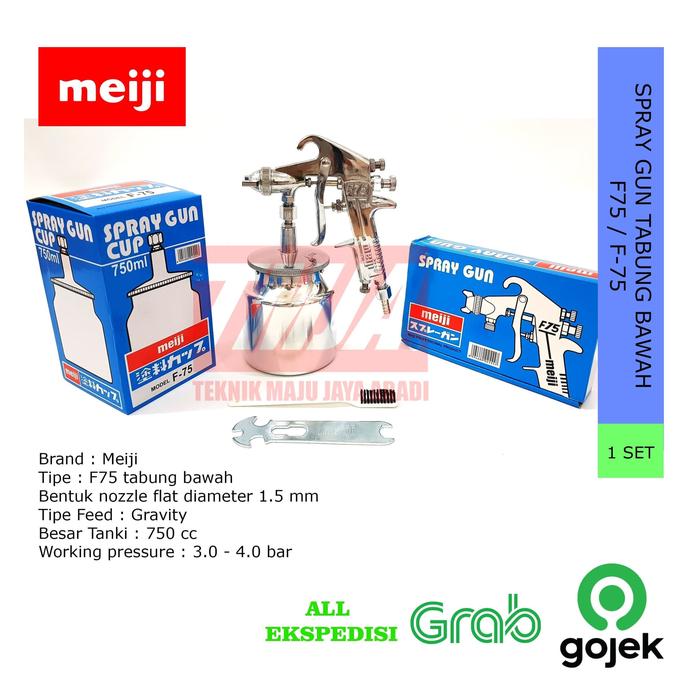 Meiji Spray Gun Tabung Bawah F75 / F-75
